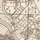 Map of cemetery in Augustow 1952