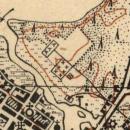 Map of cemetery in Augustow 1929